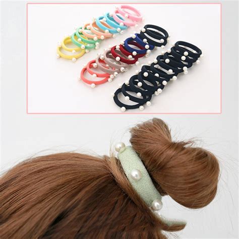 20pcs Hair Ropes Elastic Hair Bands Headband Elegance Hairbands For
