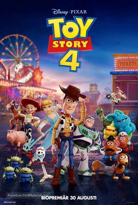 Toy Story 4 2019 Swedish Movie Poster