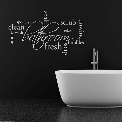 Relax Soap Bathroom Wall Sticker Quote Decal Mural Stencil Transfer