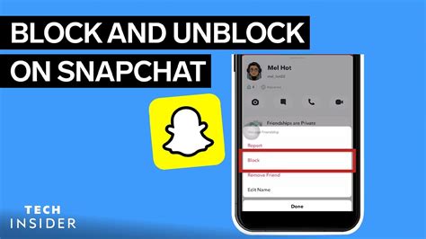 How To Block Or Unblock Someone On Snapchat Youtube
