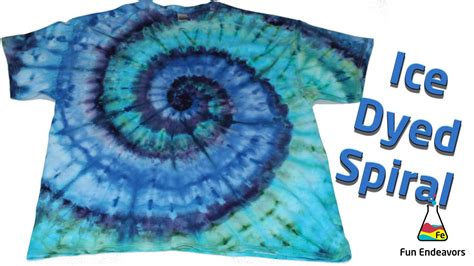 Tie Dye Designs Ice Dyed Spiral Blue And Teal Tie Dye Shirt Youtube