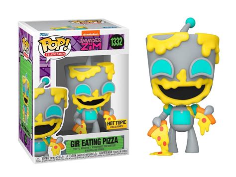 Funko Pop Invader Zim Television Gir Eating Pizza 1332 Exclusivo