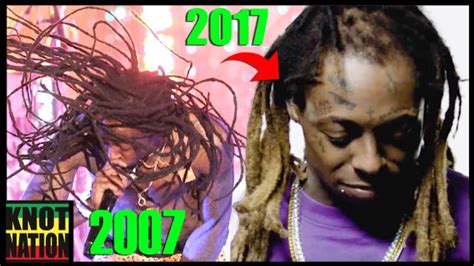 evolution of lil wayne s bald dreadlocks 2002 2017 youtube