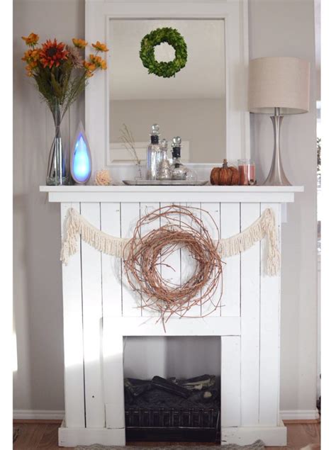 Diy halloween props realistic fake fire special effects. 13 Awesome DIY Faux Fireplaces And Mantels - Shelterness