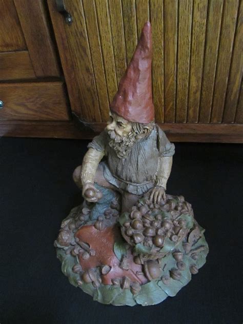 Franklin Gnome Statue Tom Clark Gnome Collecting Acorns Etsy