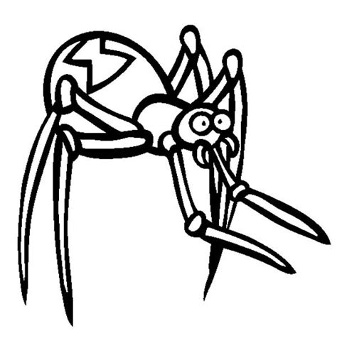 Black Widow Spider Coloring Page | Color Luna