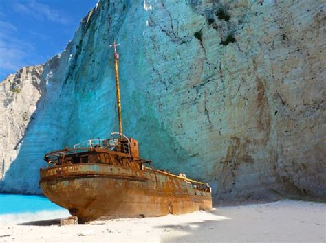 Iconic Navagio Shipwreck Of Zakynthos In Danger Of Disappearing
