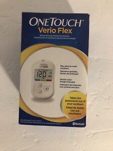 Onetouch Verio Flex Blood Glucose Monitor Box Test Strips Exp