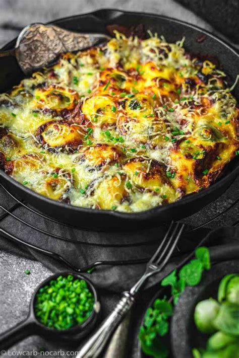Easy Cheesy Keto Brussel Sprouts Casserole