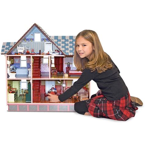 Melissa And Doug Victorian Dollhouse Dollhouses And Furniture