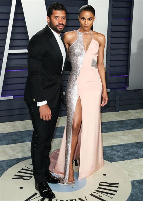 Ciara Russell Wilson Oscars Vanity Fair Party Red Carpet Ready Red Carpet Looks White