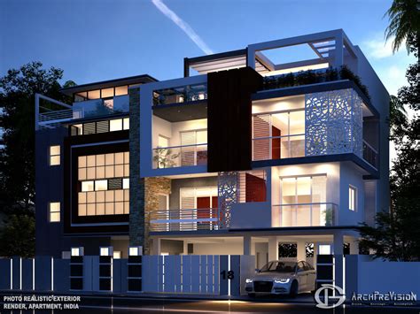 luxury apartment exterior on behance