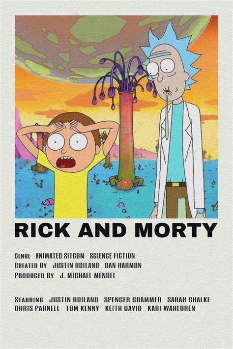 Rick And Morty By Scarlettbullivant Мультфильмы Плакат Винтажные