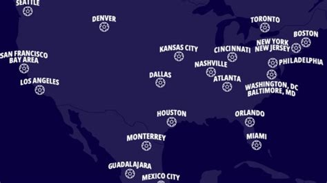 Fifa Doesnt Know Where Us Cities Are On 2026 Potential Site Map