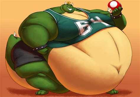 Rule 34 Big Belly Big Butt Big Moobs Bowser Crown Double Chin Fat Fat Arms Fat Ass Fat Face
