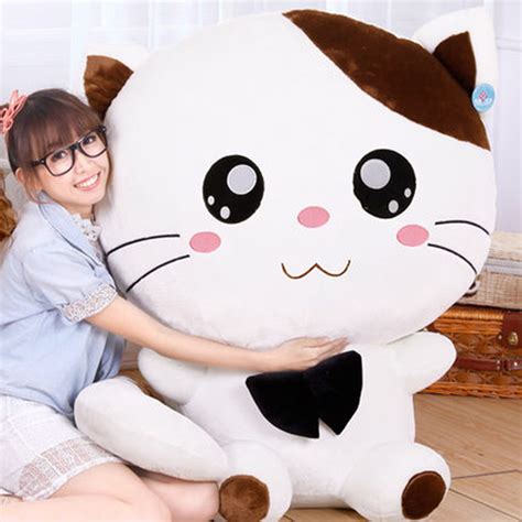 Cute Large Size Cat Plush Stuffed Toys Pillow Birthday T Cushion