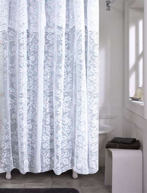 These are the best shower curtains you can buy on amazon, according to 6 best heavy duty: Lace shower curtain | Lace shower curtains, Fabric shower ...