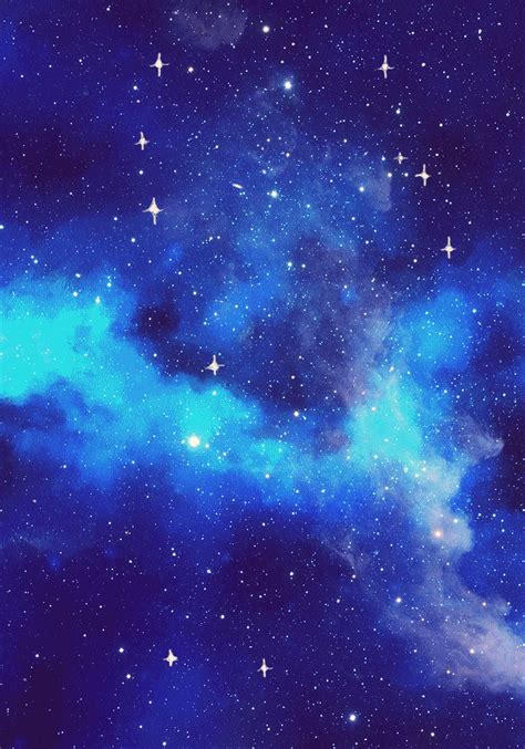 Galaxy Blue Aesthetic Wallpapers Top Free Galaxy Blue Aesthetic