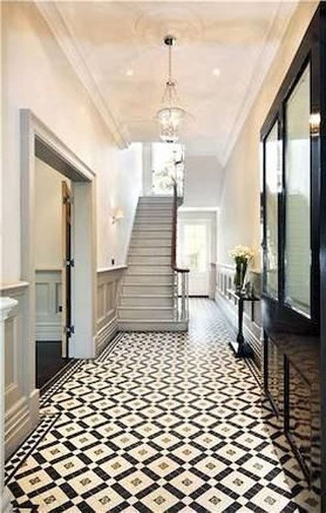 48 Chic Floor Design Ideas For Your Home Tiled Hallway Hall Flooring