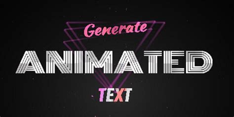 10 Online Animated Text Generator Websites Free