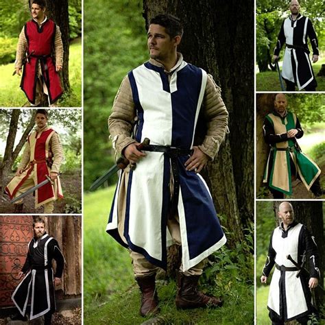 Basic Tabard 7 Colour Options Medieval Clothes Color Medieval