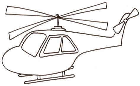Dibujos Para Colorear Helicopteros
