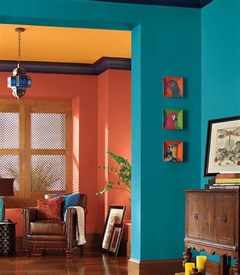 Basic Color Principles Theory Of Interior Design Living Room Orange