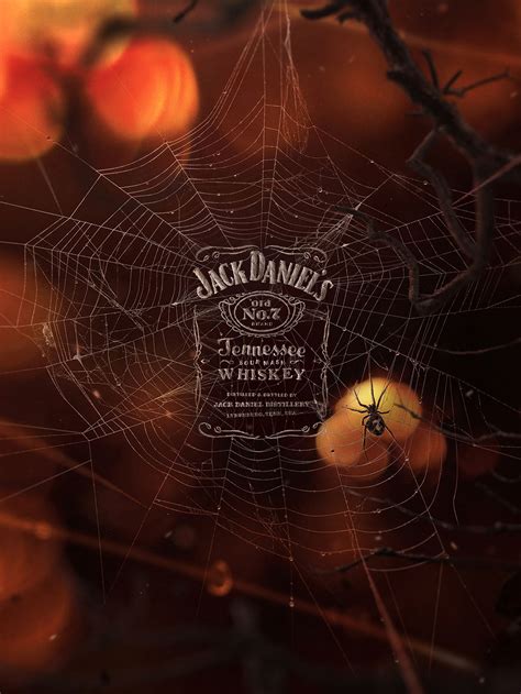 Ознакомьтесь с этим проектом Behance Jack Daniels — Halloween