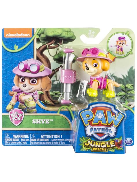 Paw Patrol Jungle Rescue Pup Assorted At John Lewis And Partners