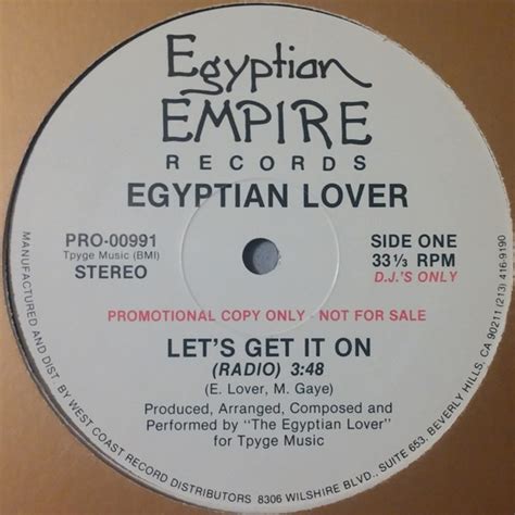 Egyptian Lover Lets Get It On 1990 Vinyl Discogs