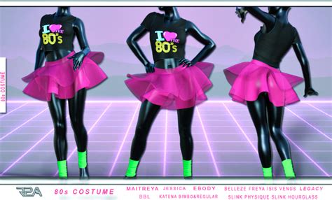 Second Life Marketplace R2a 80s Costume