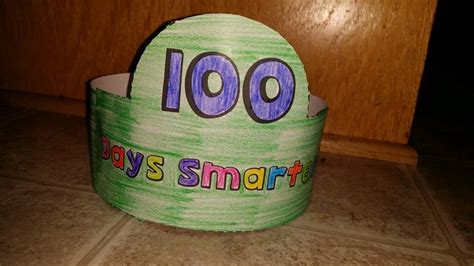 100 days crown craft this is part of a packet that also includes math and literacy p