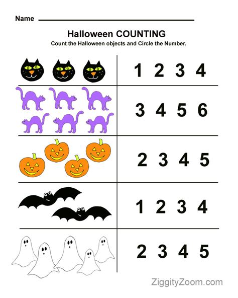 15 Best Kindergarten Halloween Worksheets Printables