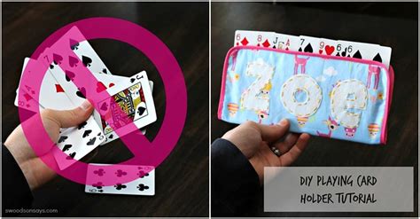 Mar 22, 2021 · sew a diy card holder that makes it easy to see your cards, and easy to play! DIY Playing Card Holder for Kids Tutorial - Swoodson Says
