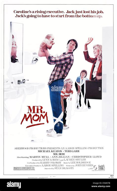 Mr Mom Us Plakat Von Links Michael Keaton Taliesin Jaffe Frederick