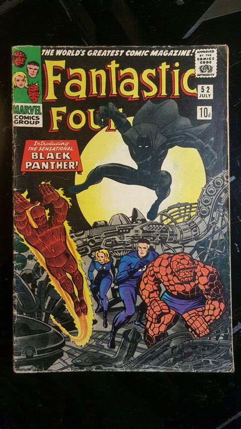 Fantastic Four 52 1966 Marvel Comics Silver Age