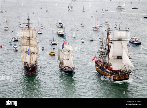 Annual Tall Ships Race Regatta On Sydney Harbour Part Of Australia