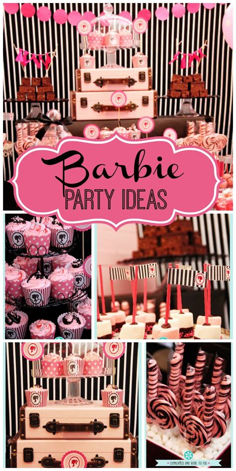 birthday espectacular fiesta de barbie catch my party vintage barbie party barbie party
