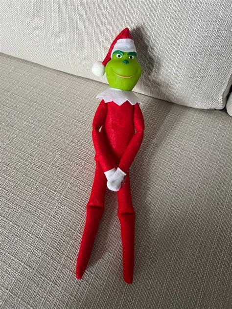 Grinch Elf On The Shelf Etsy