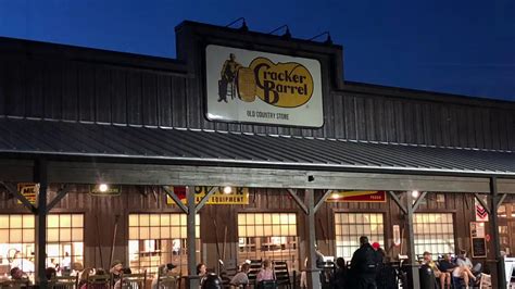 I would give his link, but it seems he has taken it down. Cracker Barrel opens in Sacramento - YouTube