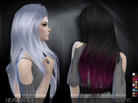 The Sims Resource Stealthic Heaventide Female Hair