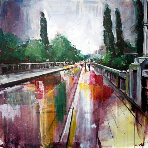 Crossing That Bridge Painting By Zlatko Music