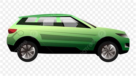 Green Car Clipart Transparent Background Green Car Cartoon