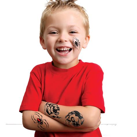 Temporary Tattoo Factory Tough Guy Tattoos Ultra Realistic Kids
