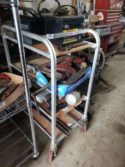 Rolling Bakers Cart Only Contents Not Included Trice Auctions