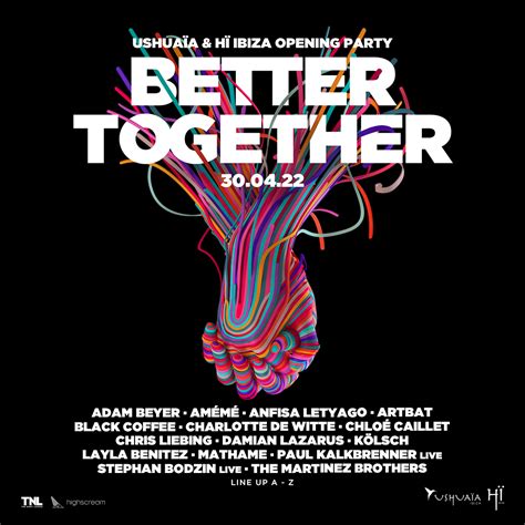 Ushuaïa Ibiza and Hï Ibiza Announce Day Night Opening Party Better Together FrontView