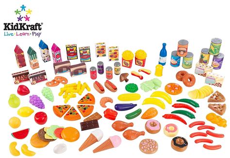 H And A Kidkraft Tasty Treats Play Food Set 125 Pieces Free Shipping