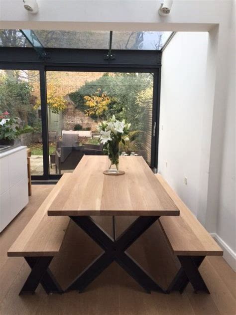 There are 18383 kitchen chair for sale on etsy, and they cost £79.98 on average. Vintage Industrial Modern Chic Oak X Metal Frame Chunky ...