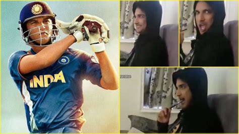 heartfelt clip of sushant singh rajput reliving ms dhoni the untold story s climax scene is