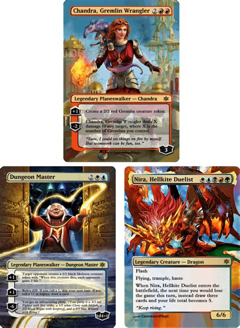 2016 Heroes Of The Realm Magic The Gathering Proxy Cards